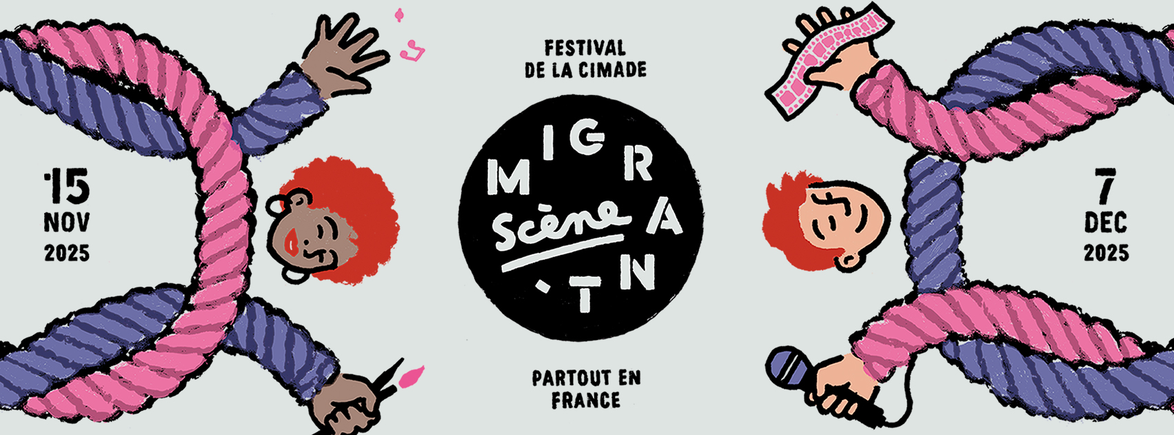 affiche migrant scene