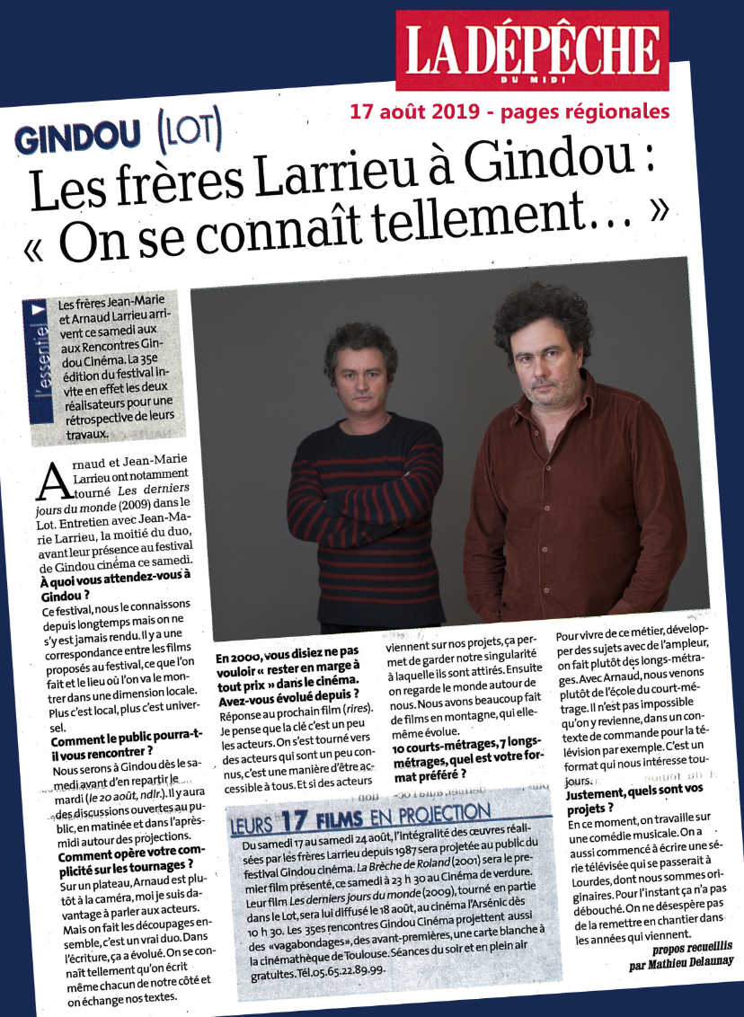 La Dépêche du Midi, samedi 17 août